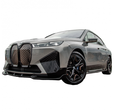 Faldones laterales Oneway Set compatibles con BMW iX M-Pack i20 2021- - Negro brillante