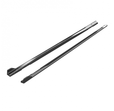 Faldones laterales Oneway Set compatibles con BMW iX M-Pack i20 2021- - Negro brillante