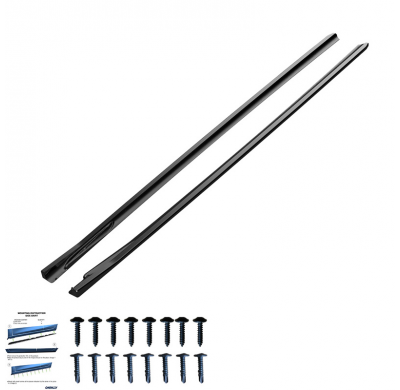 Faldones laterales Oneway Set compatibles con BMW i4 G26 M-Pack 2021- - Negro brillante