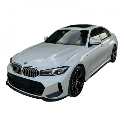 Faldones laterales Oneway Set aptos para BMW Serie 3 G20/G21 M-Pack/M340i 2022- - Negro brillante