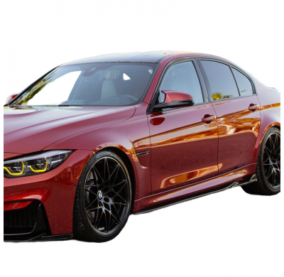 Faldones laterales Oneway Set aptos para BMW M3 F80 2014-2018 - Negro brillante