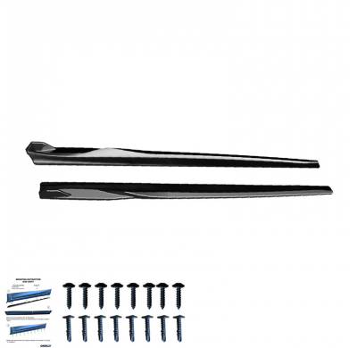 Faldones laterales Oneway Set aptos para BMW M3 F80 2014-2018 - Negro brillante