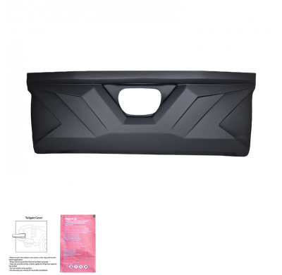 Cubierta de portón trasero Oneway adecuada para Mitsubishi L200 Triton 4 2010-2014 - Negro mate