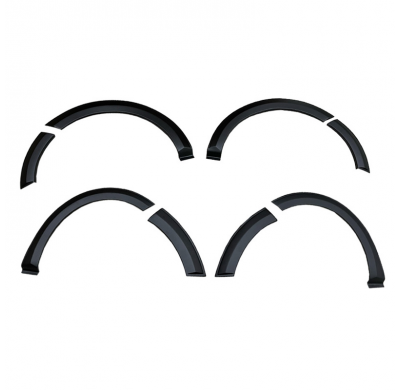 Embellecedores de paso de rueda Oneway Set compatibles con Dacia Lodgy 1.ª generación 2012-2020 - Negro mate