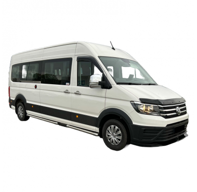 Embellecedores de paso de rueda Oneway Set aptos para Volkswagen Crafter MK2 y MAN TGE MK1 PreFacelift 2016- - Negro mate