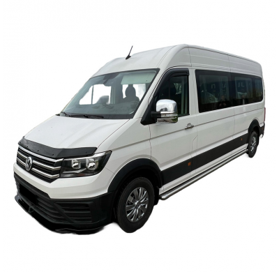 Embellecedores de paso de rueda Oneway Set aptos para Volkswagen Crafter MK2 y MAN TGE MK1 PreFacelift 2016- - Negro mate