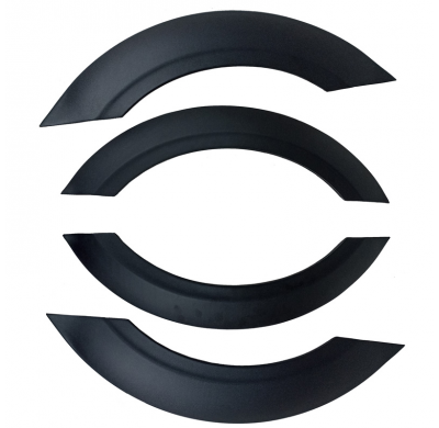 Embellecedores de paso de rueda Oneway Set aptos para Volkswagen Crafter MK2 y MAN TGE MK1 PreFacelift 2016- - Negro mate