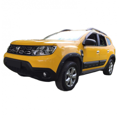 Embellecedores de paso de rueda Oneway Set compatibles con Dacia Duster II 2018-2024 (todoterreno) - Negro mate