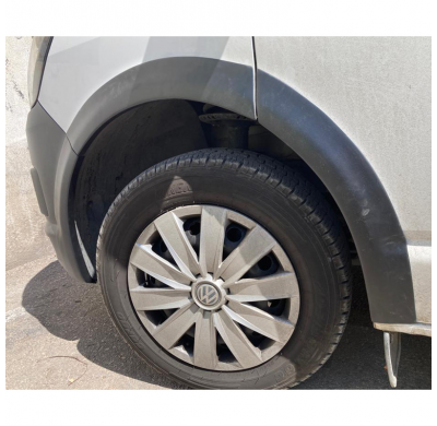 Embellecedores de paso de rueda Oneway Set compatibles con Volkswagen Transporter T6 2015-2019 (distancia entre ejes corta/puert