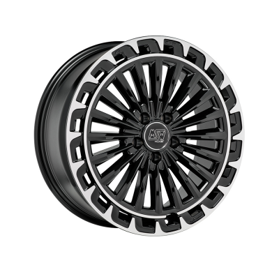 LLANTA MSW 32 8,5x20 ET 50,5 5x112 MSW GLOSS BLACK+DIAMOND LIP