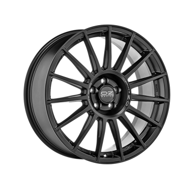 LLANTA SUPERTUR. DAKAR 8,5x21 ET27,1 5x130 OZ RACING MATT BLACK SILVER LETTERING