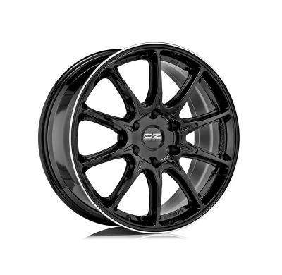 LLANTA HYPER XT HLT OF 9x20 ET 38 6x114,3 OZ RACING GLOSS BLACK+DIAMOND LIP