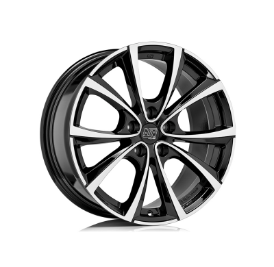 LLANTA MSW 27T 10,5x19 ET 45 5x120 MSW GLOSS BLACK FULL POLISHED