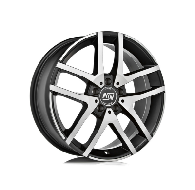 LLANTA MSW 28 7,5x18 ET 44 5x112 MSW MATT BLACK FULL POLISHED