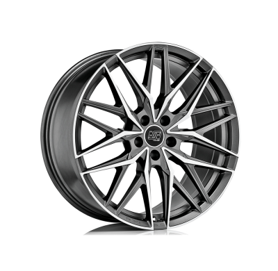 LLANTA MSW 50 8x19 ET 45 5x108 MSW MATT GUN METAL FULL POLISHED (MGMFP)