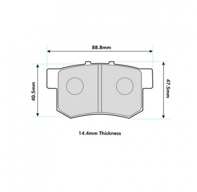 Pastillas de freno PBS PRORACE TRASERAS HONDA Prelude 2.0 KW:90 Año: 1992 >