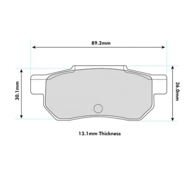 Pastillas de freno PBS PROTRACK TRASERAS HONDA PRELUDE III (BA) 2.0 i EX 16V Cat (BA4) KW:101 Año: 1907 > 1992