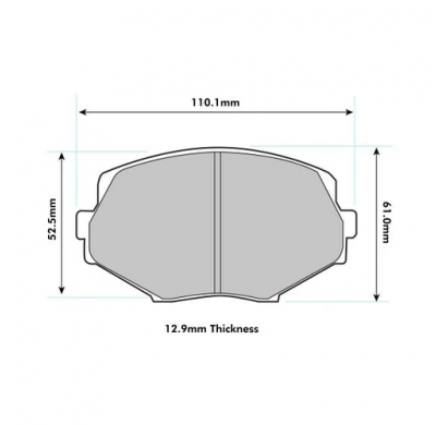 Pastillas de freno PBS PRORACE DELANTERAS MAZDA MX5 II 1.8 i (NB) 16V KW:103 Año: 1990 > 2000
