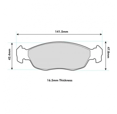 Pastillas de freno PBS PRORACE DELANTERAS PEUGEOT 106 1.6 i GTi 16V KW:87 Año: 1996 >