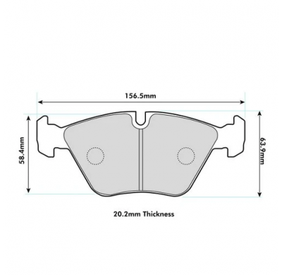 Pastillas De Freno Pbs Prorace Delanteras Bmw 5 Touring (E34) 525 I Kw:153 Año: 1991 > 1997