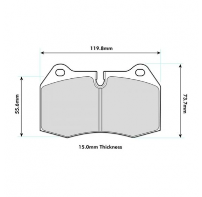 Pastillas de freno PBS PRORACE DELANTERAS MINI MINI (R50,R53) John Cooper works KW:174 Año: 2006 > 2006