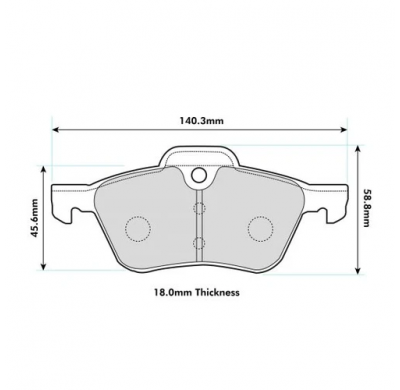 Pastillas de freno PBS PRORACE DELANTERAS MINI MINI (R50) 1.4 One D  ATE Front KW:55 Año: 2003 > 2005