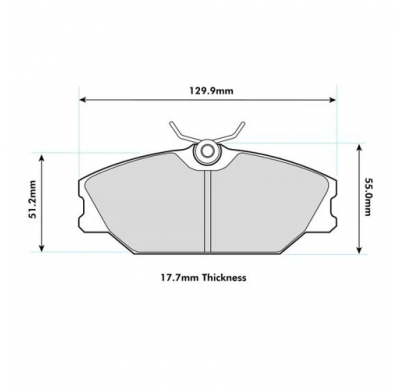 Pastillas de freno PBS PRORACE DELANTERAS RENAULT Megane 2.0i Coupe 16V KW: Año: 1996 > 1999