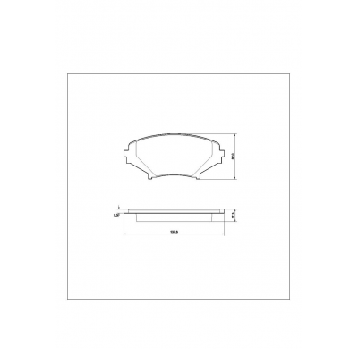Pastillas de freno PBS PRORACE DELANTERAS MAZDA RX8 2.6 KW:153 Año: 2003 > 2008