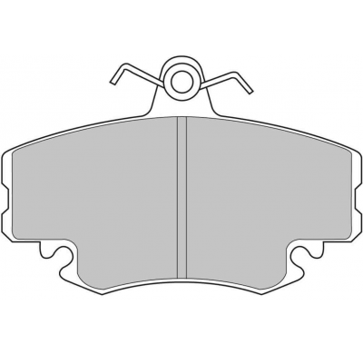 Pastillas de freno PBS PRORACE DELANTERAS PEUGEOT 223 1.9 i CTi, Gentry KW:77 Año: 1991 > 1993