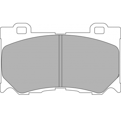 Pastillas de freno PBS PRORACE DELANTERAS INFINITI FX 37 AWD KW:235 Año: 2008 > 2009