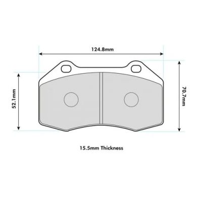 Pastillas de freno PBS PRORACE DELANTERAS FIAT Punto EVO (199) 1.4 Supersport reg. KW:134 Año: 2013 >