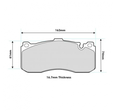 Pastillas De Freno Pbs Prorace Delanteras Bmw 1 (E82) 135i Coupe' Kw:225 Año: 2007 >