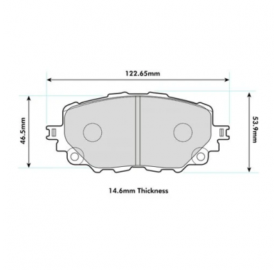 Pastillas de freno PBS PRORACE DELANTERAS MAZDA MX5 IV (ND) 2.0 KW:118 Año: 2015 >