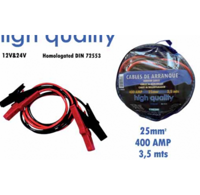 CABLES ARRANQUE 25MM2.-3.5 MTS.