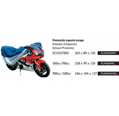 FUNDA MOTO TALLA.M