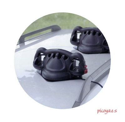 PORTA SKIS MAGNÉTICOS 2 SKIES.+BASTONES