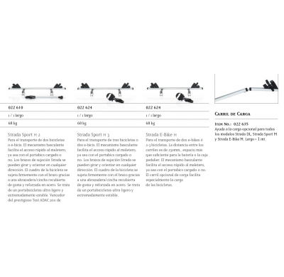 Carril de Carga para Atera Strada DL / Sport M / E-Bike