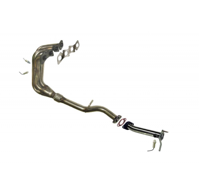 Colector De Escape Tubular Inoxidable / Alfa Romeo 147 1.6i 16v Twin Spark 09/00- Rc Racing