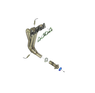 Colector De Escape Tubular Inoxidable / Peugeot 206 1.6i 16v 00- Rc Racing