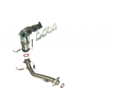 Colector De Escape Tubular Inoxidable / Peugeot 207 / Citroën C2 1.6i 16v Vtr 09/03- Rc Racing