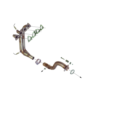 Colector De Escape Tubular Inoxidable / Citroën C4 1.6i 16v Coupe 04- Rc Racing