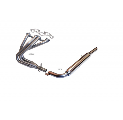 Colector De Escape Tubular Inoxidable / Renault R8 1.1 64-72 Rc Racing