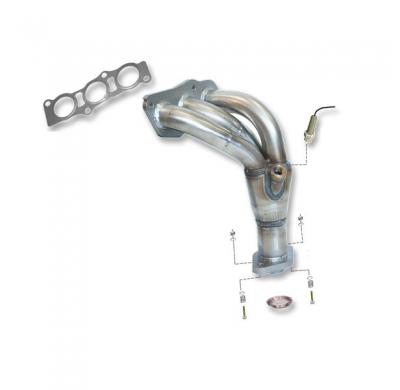 Colector De Escape Tubular Inoxidable / Toyota Aygo / Peugeot 107 / Citroën C1 1.0i 12v 40030 Rc Racing