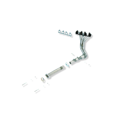 Colector De Escape Tubular Inoxidable / Opel Vectra a / Opel Calibra / Opel Astra F 2.0i 8v Berlina 91- Rc Racing