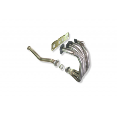 Colector De Escape Tubular Inoxidable / Renault Clio 1.4i 8v No Catalizado 90-92 Rc Racing