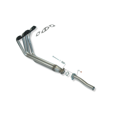 Colector De Escape Tubular Inoxidable / Seat Ibiza / Seat Ronda / Seat Malaga 1.2 System Porsche 84-92 Rc Racing