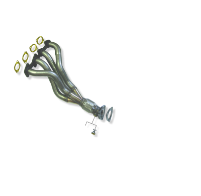 Colector De Escape Tubular Inoxidable / Volkswagen Passat / Volkswagen Golf Iii / Seat Ibiza / Seat Córdoba 2.0i 16v 06/96-99 Rc