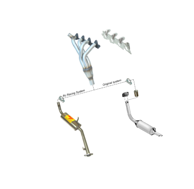 Colector De Escape Tubular Inoxidable / Suzuki Samurai / Suzuki Sj413 1.3i 8v 84-92 Rc Racing