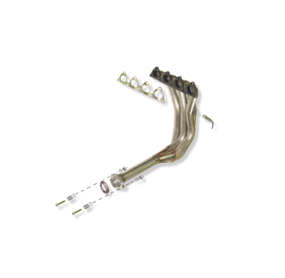 Colector De Escape Tubular Inoxidable / Honda Civic / Honda Civic V  / Rover 416i / Rover 216i 1.4i 16v Ej9 99- Rc Racing