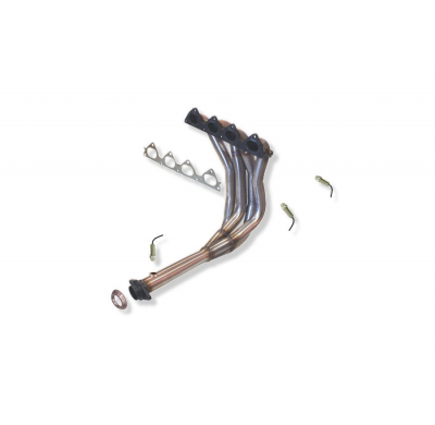 Colector De Escape Tubular Inoxidable / Honda Civic Crx / Honda Civic Del Sol / Honda Civic 1.6i 16v Vtec 92- Rc Racing